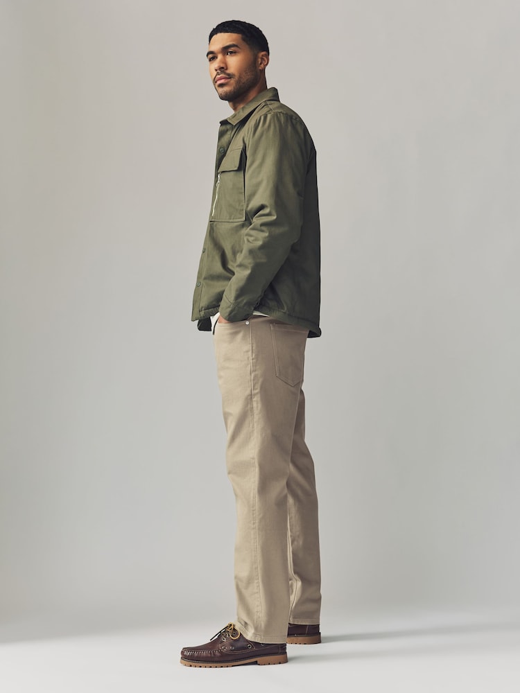 Tan Straight Fit Forever Colour Classic Stretch Jeans - Image 4 of 10
