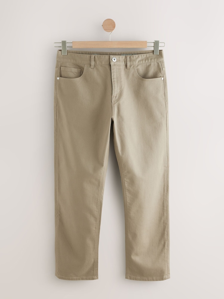 Tan Straight Fit Forever Colour Classic Stretch Jeans - Image 7 of 10