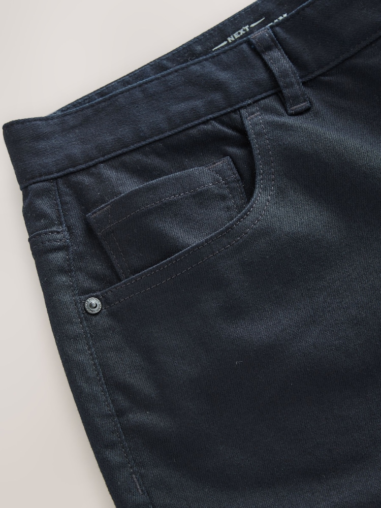 Navy Straight Fit Forever Colour Classic Stretch Jeans - Image 8 of 9