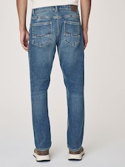 Blue Mid Tint Slim Fit Authentic Stretch Denim Jeans - Image 3 of 9