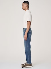 Blue Mid Tint Slim Fit Authentic Stretch Denim Jeans - Image 4 of 9