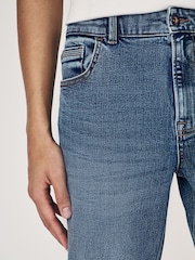 Blue Mid Tint Slim Fit Authentic Stretch Denim Jeans - Image 5 of 9