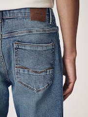 Blue Mid Tint Slim Fit Authentic Stretch Denim Jeans - Image 6 of 9