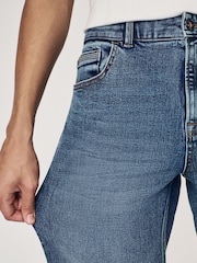 Blue Mid Tint Slim Fit Authentic Stretch Denim Jeans - Image 7 of 9