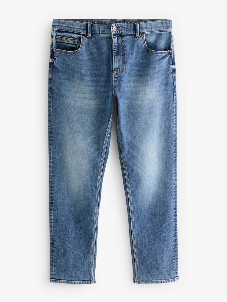 Blue Mid Tint Slim Fit Authentic Stretch Denim Jeans - Image 8 of 9