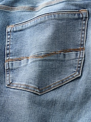 Blue Mid Tint Slim Fit Authentic Stretch Denim Jeans - Image 9 of 9