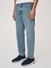 Blue Slate Regular Tapered Fit Vintage Wash Denim Jeans - Image 1 of 12