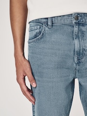 Blue Slate Regular Tapered Fit Vintage Wash Denim Jeans - Image 5 of 12