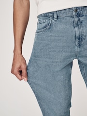 Blue Slate Regular Tapered Fit Vintage Wash Denim Jeans - Image 6 of 12