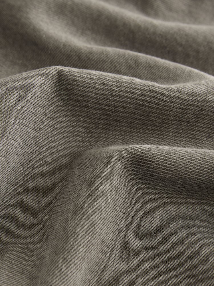 Olive Green Straight Fit Vintage Wash Denim Jeans - Image 12 of 12