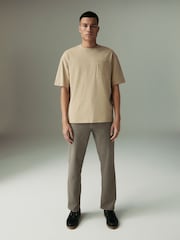 Olive Green Straight Fit Vintage Wash Denim Jeans - Image 2 of 12