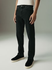 Black Straight Fit Lightweight Motion Flex Denim Jeans - Image 1 of 11