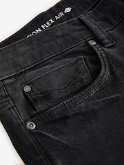Black Straight Fit Lightweight Motion Flex Denim Jeans - Image 10 of 11