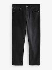 Black Straight Fit Lightweight Motion Flex Denim Jeans - Image 7 of 11