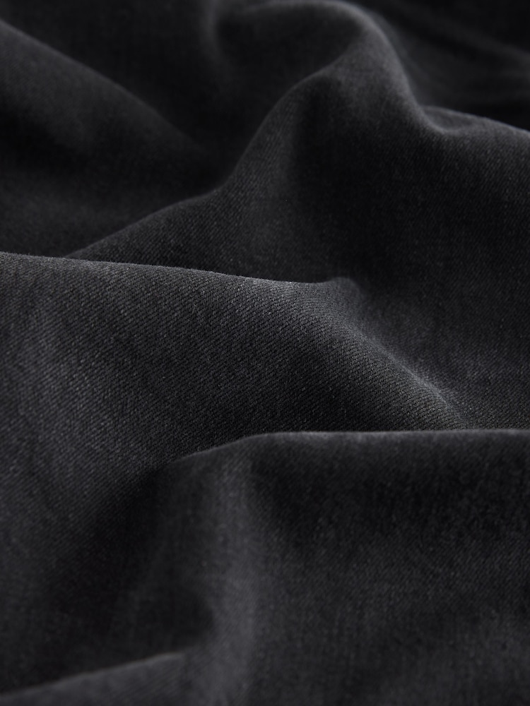 Black Straight Fit Lightweight Motion Flex Denim Jeans - Image 8 of 11