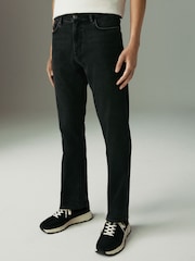 Washed Black Slim Fit Comfort Stretch Jeans - Image 1 of 12