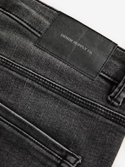 Washed Black Slim Fit Comfort Stretch Jeans - Image 12 of 12