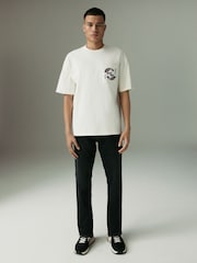 Washed Black Slim Fit Comfort Stretch Jeans - Image 2 of 12