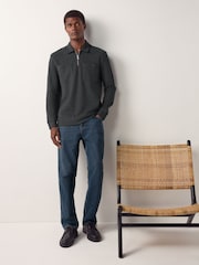 Ink Blue Straight Fit Signature Soft Touch Denim Jeans - Image 18 of 23