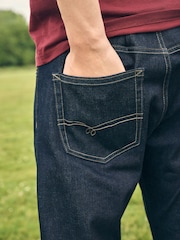 Indigoblau Rinse - Schmale Passform - Signature Japanese Selvedge Denim Jeans - Bild 5 von 5