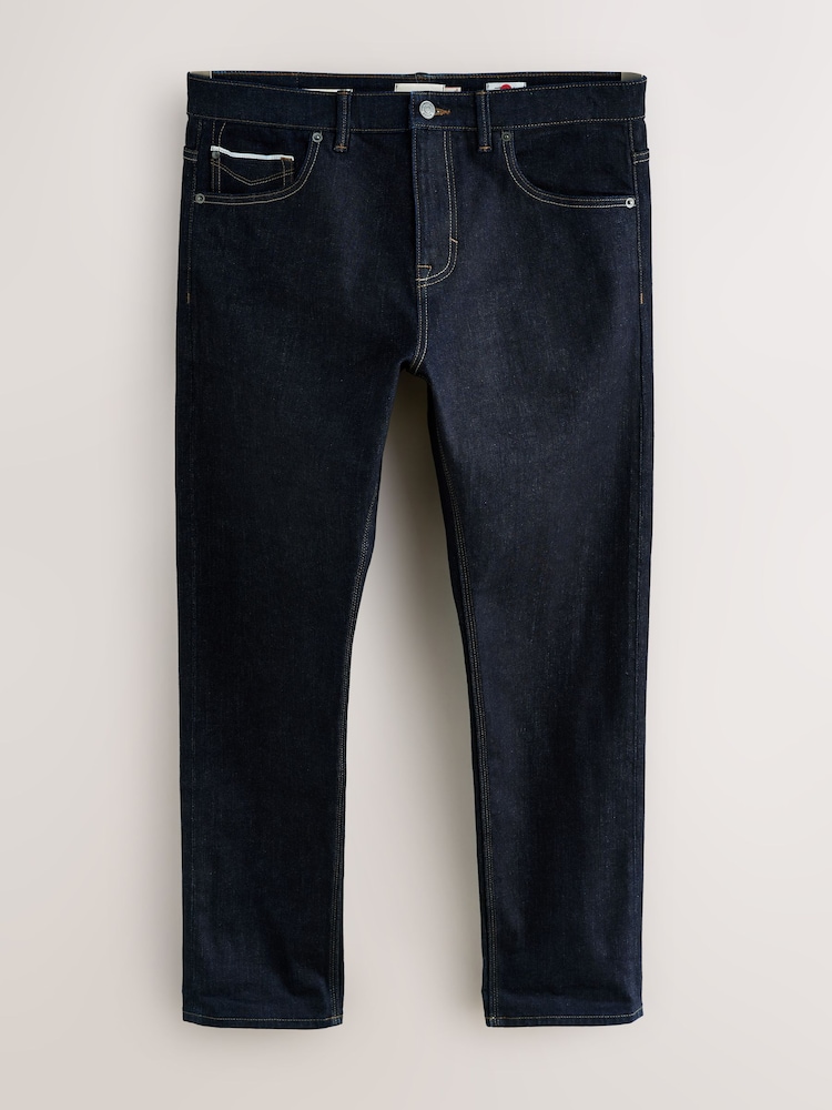 Buy Blue Indigo Rinse Slim Fit Signature Japanese Selvedge Denim