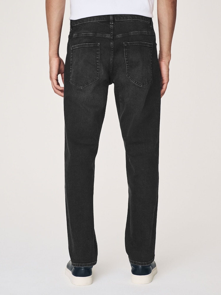 Noir délavé - Lit 1 place - Coupe ajustée Classic Jeans extensibles - Image 3 of 12