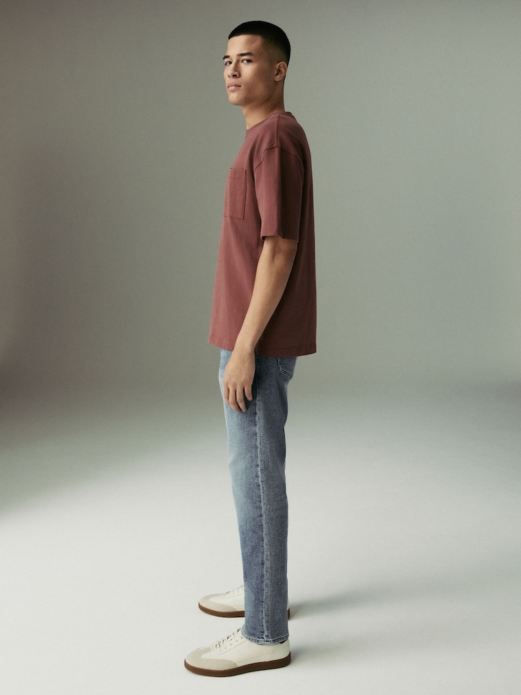 Blue Light Vintage Slim Fit Comfort Stretch Jeans - Image 4 of 10