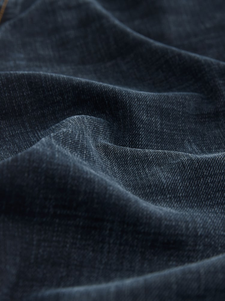 Ink Blue Straight Fit Signature Belted Jeans - Image 12 of 12