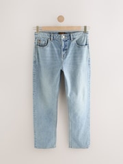 Stone Wash Straight Fit Signature Soft Touch Denim Jeans - Image 6 of 6
