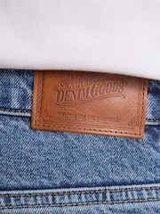 Srednje modra - Signature Soft Touch denim kavbojke - Slika 7 iz 12
