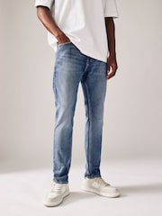 Blue Light Vintage Skinny Fit Comfort Stretch Jeans - Image 1 of 11