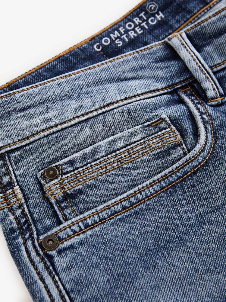 Blue Light Vintage Skinny Fit Comfort Stretch Jeans - Image 10 of 11