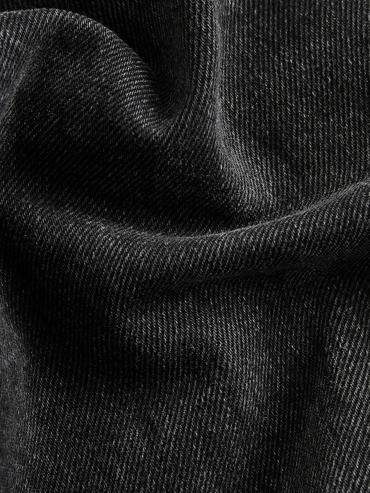 Black Washed Denim Carpenter Jeans - Image 13 of 14