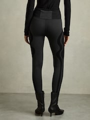 Reiss Wren Wave-Stripe High-Rise Leggings - Изображение 5 из 7