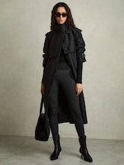 Reiss Wren Wave-Stripe High-Rise Leggings - Изображение 6 из 7