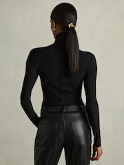 Reiss Serena Rollkragenoberteil mit Nähten - Bild 5 von 6