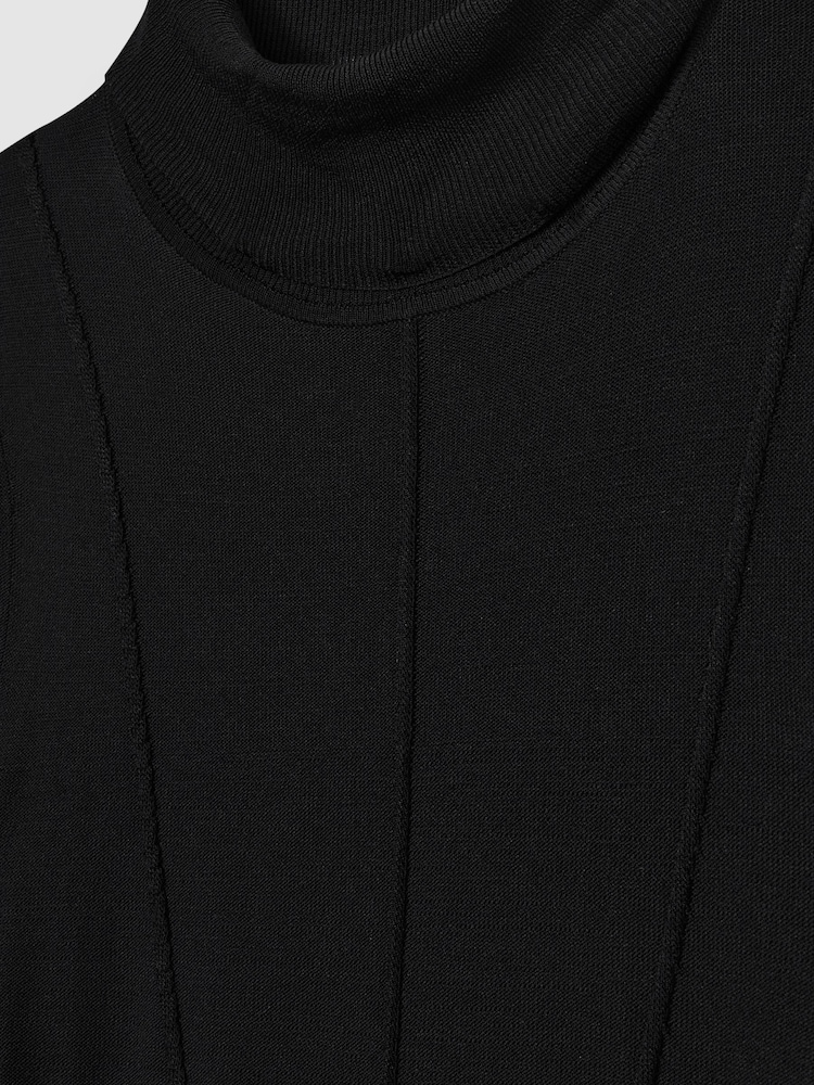 Reiss Serena Rollkragenoberteil mit Nähten - Bild 6 von 6