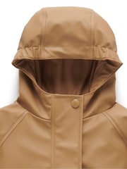 Purebaby Brown Waterproof Zip Up Jacket - Image 2 of 4