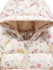 Purebaby Nude Water Resistent Padded Zip Up Pramsuit - Image 2 of 4