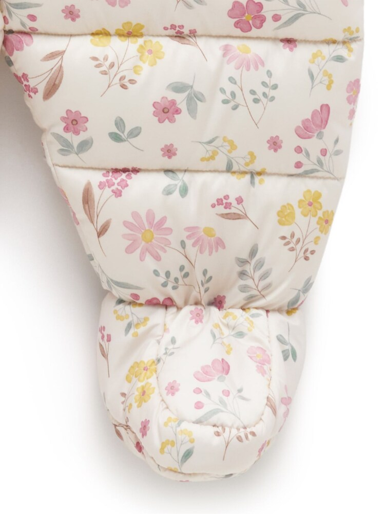 Purebaby Nude Water Resistent Padded Zip Up Pramsuit - Image 4 of 4