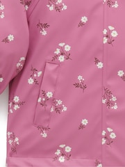 Purebaby Pink Waterproof Zip Up Jacket - Image 3 of 4