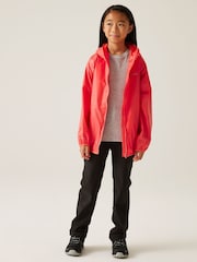 Regatta Rose pink Kids Lever II Waterproof Packaway Jacket - Image 3 of 9