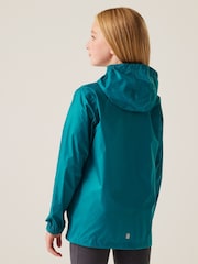 Regatta Turquoise Blue Kids Waterproof Pack It Jacket III - Image 2 of 10