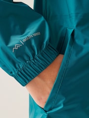Regatta Turquoise Blue Kids Waterproof Pack It Jacket III - Image 5 of 10