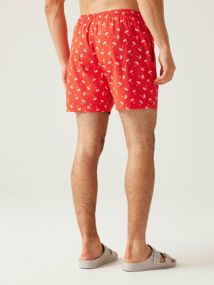 Regatta Red Mens Loras Swim Shorts - Image 2 of 7 Regatta Red Mens Loras Swim Shorts - Image 2 of 7