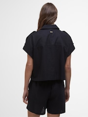 Barbour® International 100% Cotton Priya Black Shirt - Image 2 of 5
