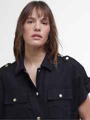 Barbour® International 100% Cotton Priya Black Shirt - Image 3 of 5