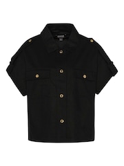 Barbour® International 100% Cotton Priya Black Shirt - Image 5 of 5