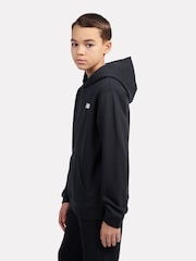 New Balance Black Small Kids French Terry 100% Cotton Logo Hoodie - Image 3 of 8