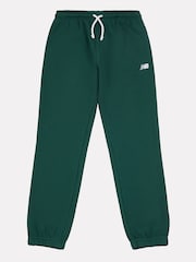 New Balance Dark Green Small Boys Brush Back Logo Joggers - Image 10 of 12
